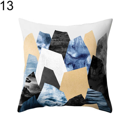 Dual-Design Geometric Pillowcase - Chic and Comfortable Reversible Style