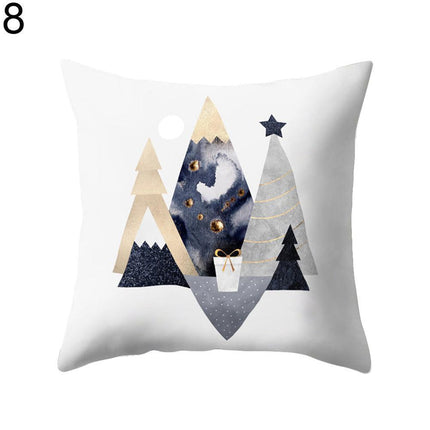 Dual-Design Geometric Pillowcase - Chic and Comfortable Reversible Style