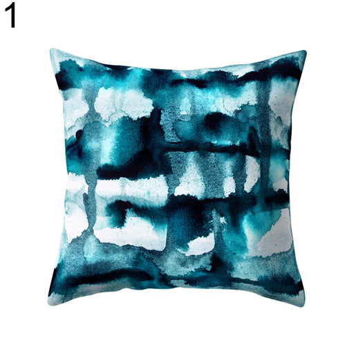 Geometric Reversible Decorative Pillowcase with Dual Patterns