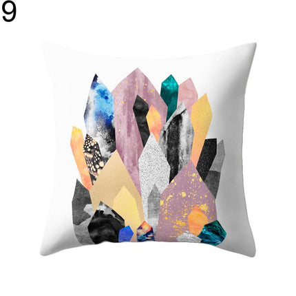 Dual-Design Geometric Pillowcase - Chic and Comfortable Reversible Style