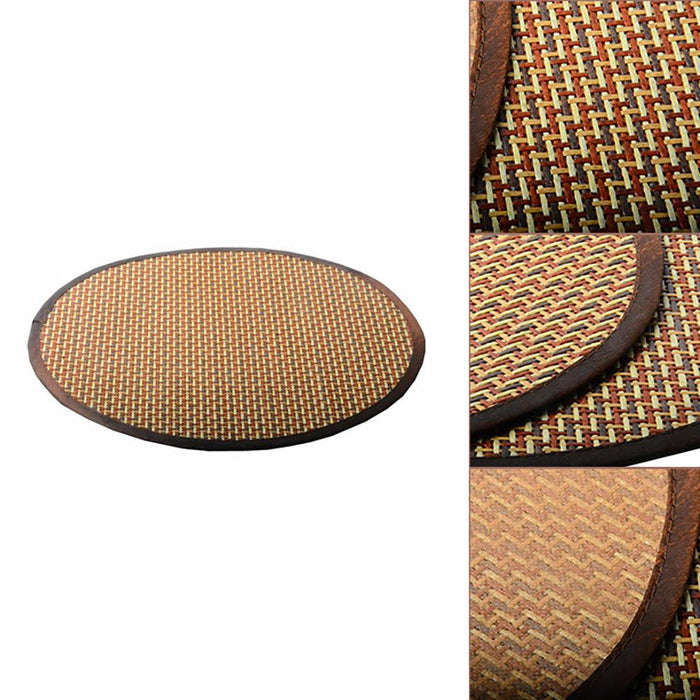 Rattan Round Cooling Pet Bed for Dogs and Cats
