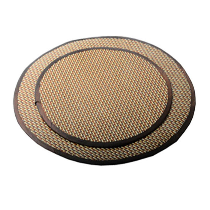 Summer Solution: Round Rattan Cooling Pad Cushion for Pets