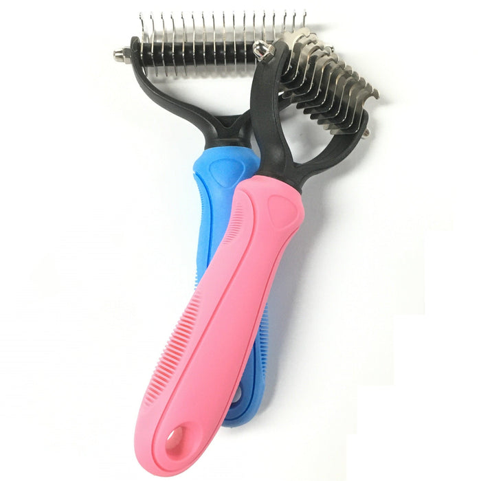 Pet Hair Grooming Tool for Dogs and Cats - Effective Shedding Solution