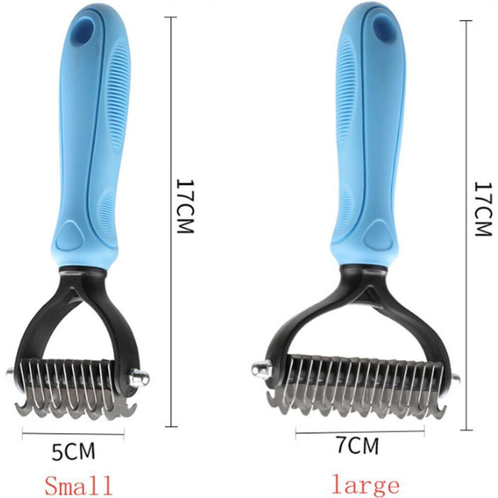 Pet Hair Grooming Tool for Dogs and Cats - Effective Shedding Solution