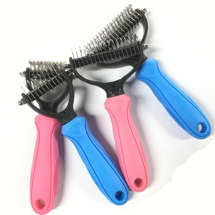 Pet Hair Grooming Tool for Dogs and Cats - Effective Shedding Solution