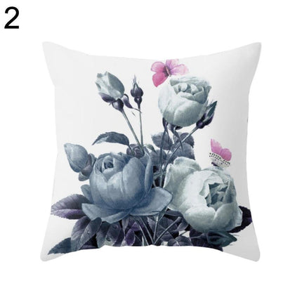 Nature's Harmony Decorative Pillow Cover with Pineapple Accent