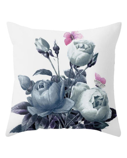 Nature's Harmony Decorative Pillow Cover with Pineapple Accent