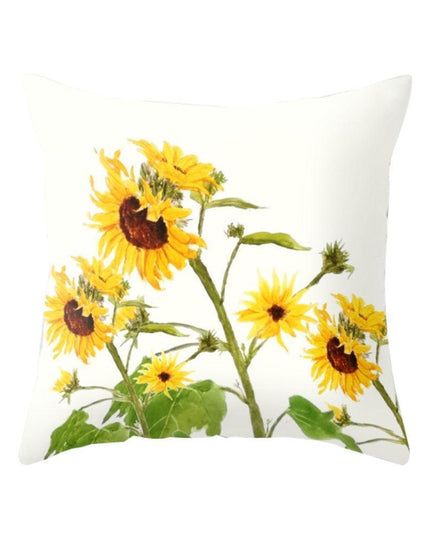 Nature's Harmony Decorative Pillow Cover with Pineapple Accent