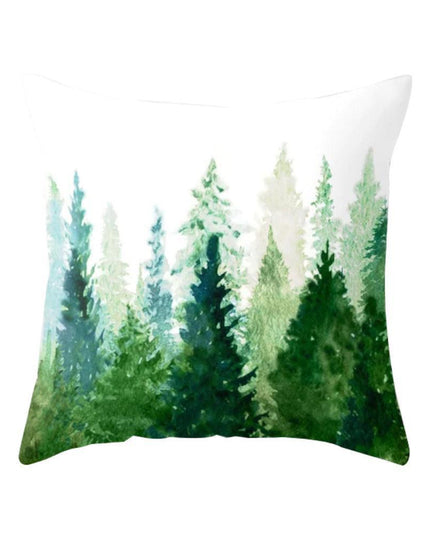 Nature's Harmony Decorative Pillow Cover with Pineapple Accent