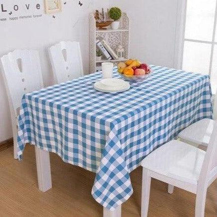 Chic Plaid Tablecloth: Elevate Your Dining Aesthetic with Contemporary Flair