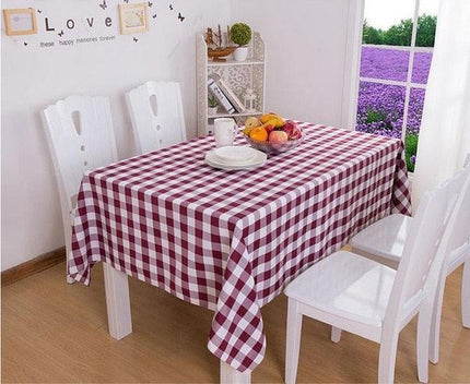 Chic Plaid Design Table Cover - Elevate Your Dining Style
