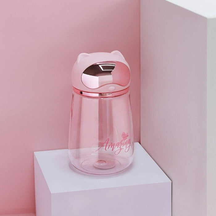 Cute Kitty Kids' Eco-Friendly Water Bottle: Perfect for On-The-Go Hydration