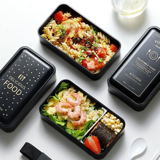 Eco Lunch Box Set: 1200ml Capacity, Microwavable, Leakproof, and Portable