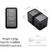 Portable Rectangular Lunch Box Double Plastic Health Material Bento Box 1200ml - Très Elite