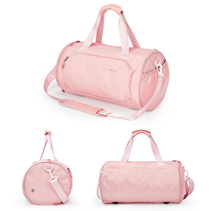 Pastel Waterproof Travel Duffle Bag with Shoe Compartment - Ideal for On-the-Go Exploration