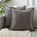Luxurious Velvet Pom Pom Pillowcase for Stylish Home Upgrade