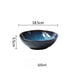 Blue Ceramic Dining Set with Cat Eye Design for Sophisticated Dining