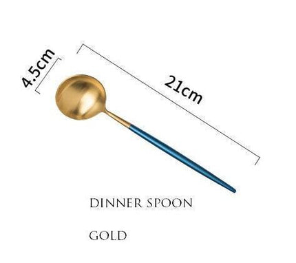 Charming Cat Eye Design Blue Ceramic Dinnerware Set for Elegant Dining Experience