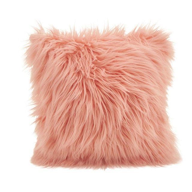 Luxurious Faux Fur Pillow Cover Set for Elegant Home Decor