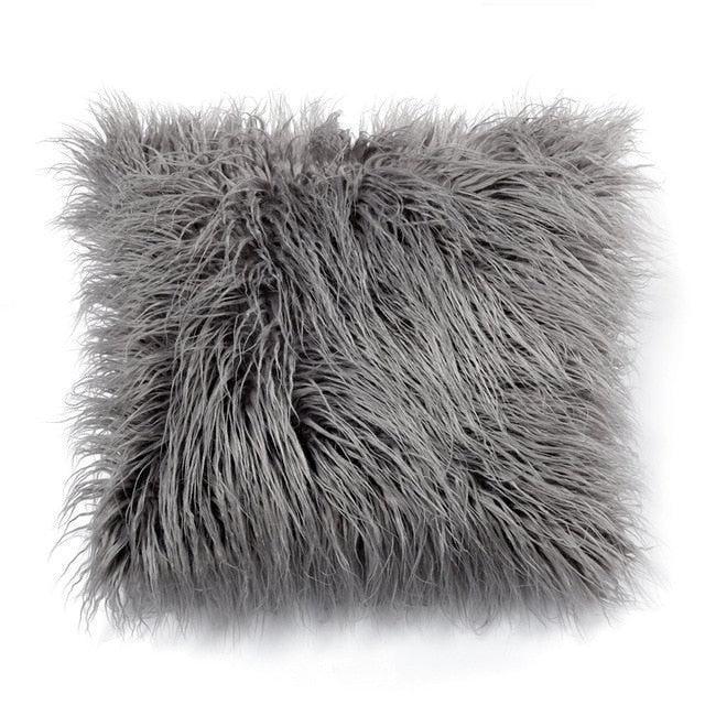 Sophisticated Faux Fur Cushion Cover for Elegant Interior Design