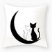 Cute Cat-Inspired Nursery Décor Cushion Cover 45x45cm