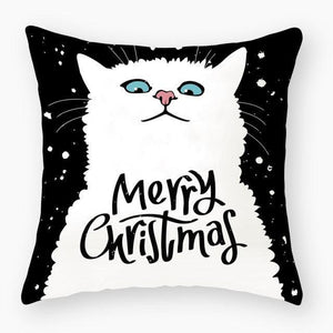 Lovely Polyester Cat Lovers Nursery Decoration Cushion Cover-Kids›Room Décor›Decorative Accents›Pillows, Cushions & Inserts-Très Elite-2BZ-40889-006-45x45-Polyester-Très Elite