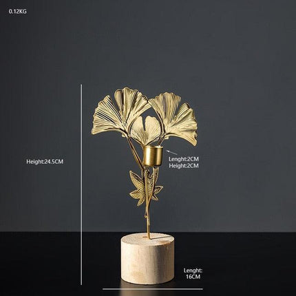 Stylish Gold and Glass Candlestick Holders for Luxurious Ambiance