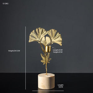 Golden Decorating Candlestick Holders-Home Decor›Decorative Accents›Candles & Accessories›Candle Holders-Très Elite-A-Très Elite