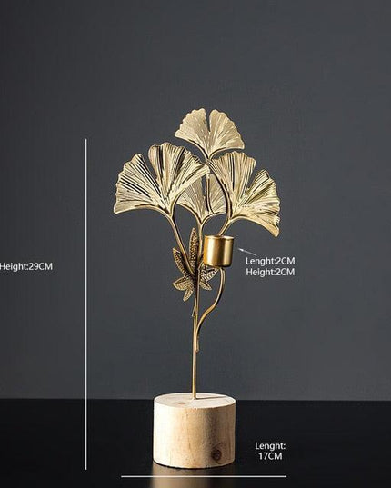 Stylish Gold and Glass Candlestick Holders for Luxurious Ambiance