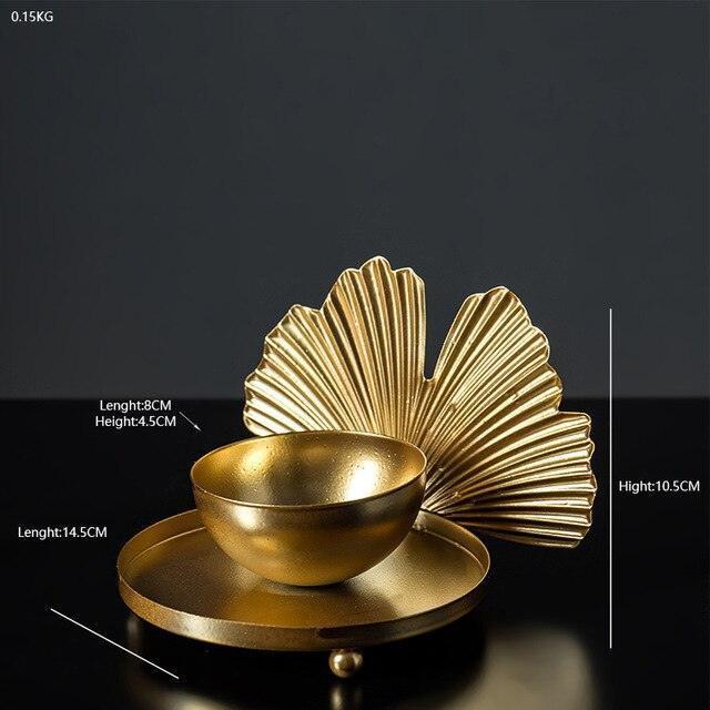 Stylish Gold and Glass Candlestick Holders for Luxurious Ambiance