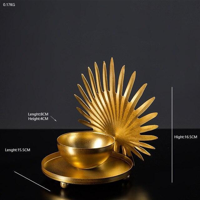 Stylish Gold and Glass Candlestick Holders for Luxurious Ambiance