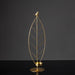 Elegant Gold Candle Holders with Glass Detail