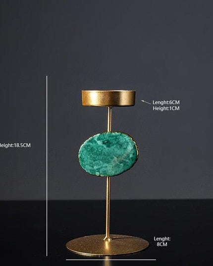 Stylish Gold and Glass Candlestick Holders for Luxurious Ambiance