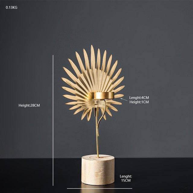 Golden Decorating Candlestick Holders