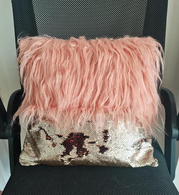 Faux fur Cushion Cover for Home Decor