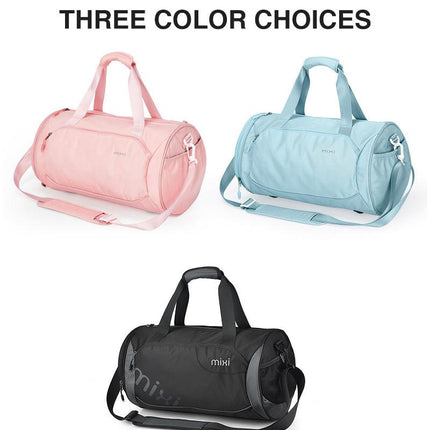 Versatile Waterproof Duffle Bag with Dedicated Shoe Compartment - Essential for Travel and Gym