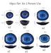 Elegant Artisanal Blue Ceramic Dinnerware Set - Elevate Your Dining Experience