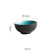 Elegant Ocean Blue Ceramic Dinnerware Set with Ice Cracking Glaze - Complete Tableware Collection