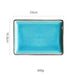 Elegant Ocean Blue Ceramic Dinnerware Set with Ice Cracking Glaze - Complete Tableware Collection