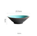 Elegant Ocean Blue Ceramic Dinnerware Set with Ice Cracking Glaze - Complete Tableware Collection