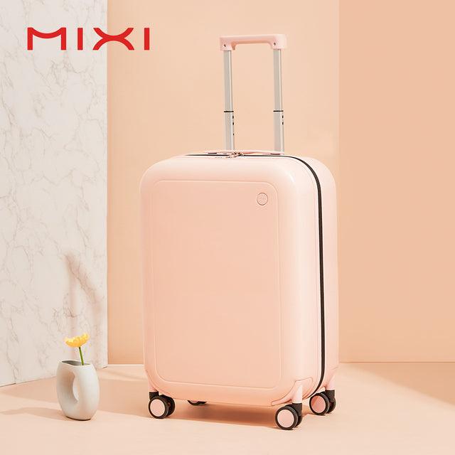 Modern Pastel Mixi 2022 Suitcase Set with TSA Lock and Spinner Wheels