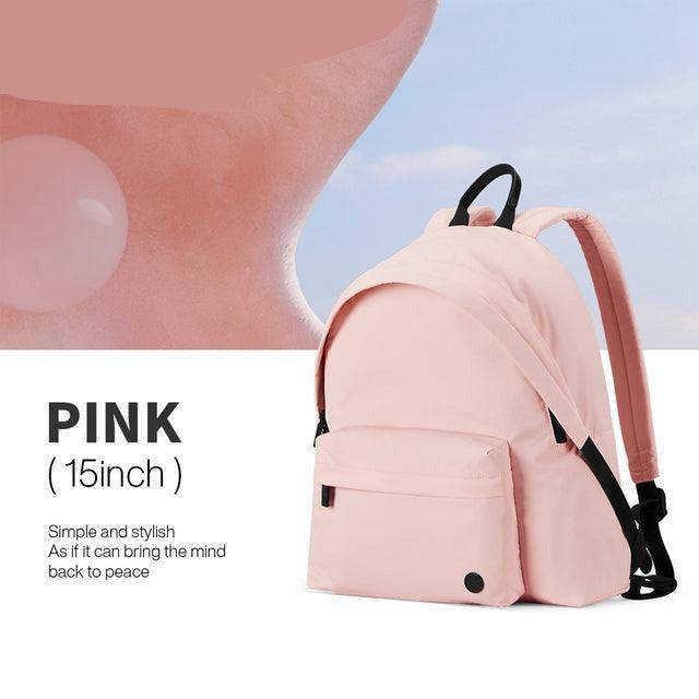 Sleek Embossed Nylon Travel Backpack: Your Chic Adventure Essential