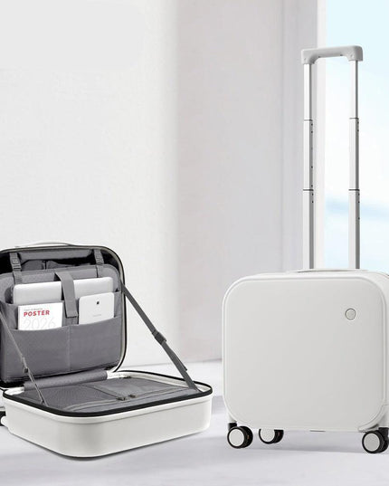 Stylish TSA-Locked Executive Briefcase with Smooth-Glide Spinner Wheels