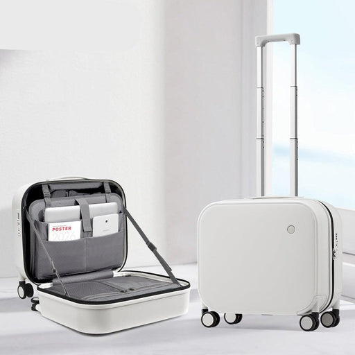 Contemporary Brief Design PC Suitcase Carry On Cabin Business Travel Trolley Case Mute Spinner Wheels TSA Lock