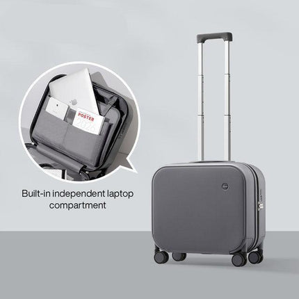 Stylish TSA-Locked Executive Briefcase with Smooth-Glide Spinner Wheels