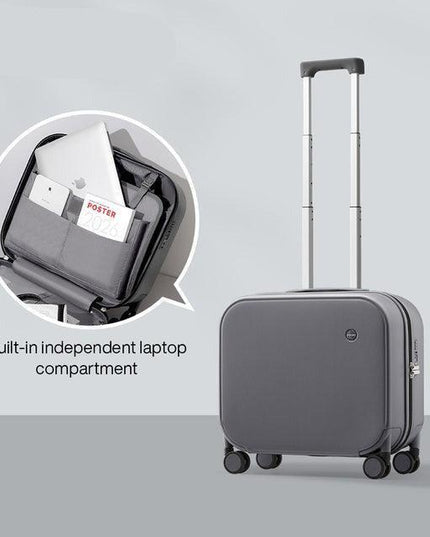 Stylish TSA-Locked Executive Briefcase with Smooth-Glide Spinner Wheels