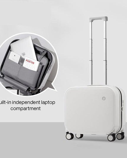 Stylish TSA-Locked Executive Briefcase with Smooth-Glide Spinner Wheels