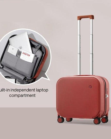 Stylish TSA-Locked Executive Briefcase with Smooth-Glide Spinner Wheels