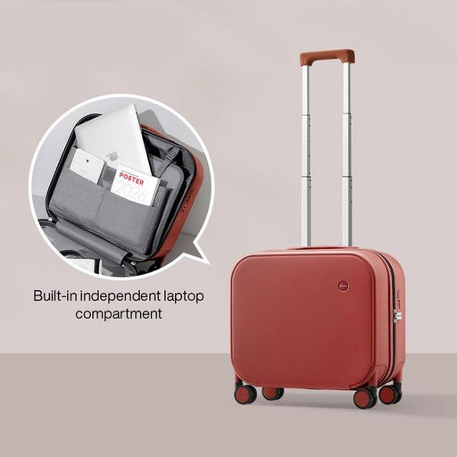 Contemporary Brief Design PC Suitcase Carry On Cabin Business Travel Trolley Case Mute Spinner Wheels TSA Lock