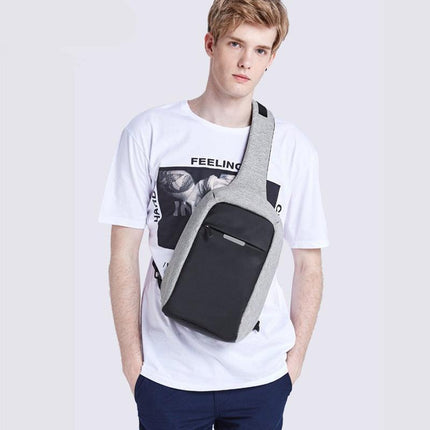 Trendy Men's Anti-theft Chest Sling Bag for Organized Fashion